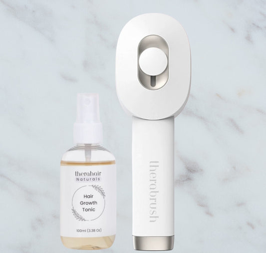 Unlock Your Hair's Potential with the Therabrush™ + Hair Tonic Natural Growth Kit