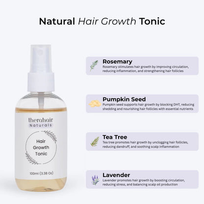 Unlock Your Hair's Potential with the Therabrush™ + Hair Tonic Natural Growth Kit